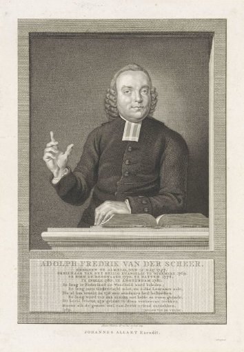 Portrait of Adolf Frederik van der Scheer