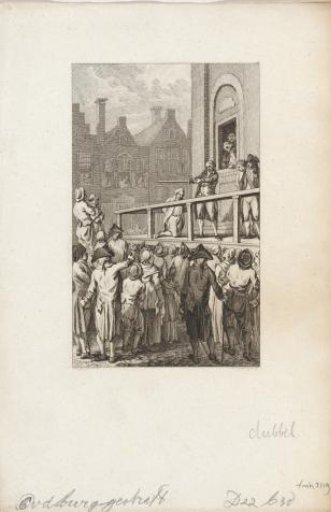 Execution of Mayor Cornelis van der Burgh at Leeuwarden, 1789