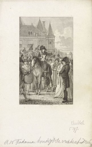 Tadama Announces the Alliance with France, 1795