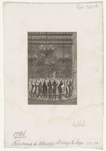 City council taking the oath in Utrecht, 1786