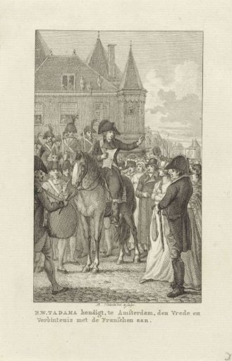 Tadama announces the alliance with France, 1795