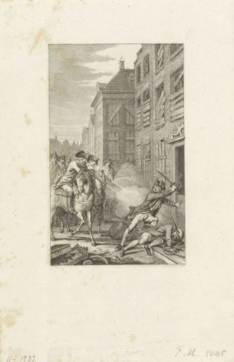 Punishment of two rebellious soldiers in 's-Hertogenbosch, 1787