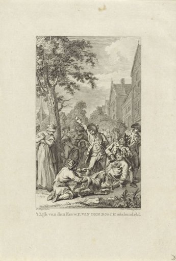Mutilation of the corpse of preacher P. van den Bosch in Zoetermeer, 1787