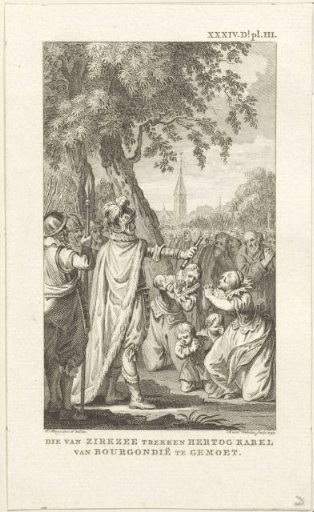 The Inhabitants of Zierikzee March to Meet Charles the Bold and Beg for Mercy, 1472