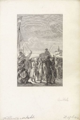 Departure of the Prince of Orange from Scheveningen, 1795