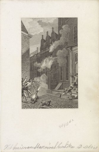 Bombardment of the House of Lucas van Steveninck, 1787