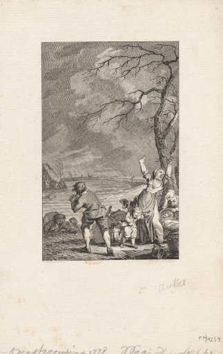 Flooding of the Rhine Dike in Gelderland, 1770