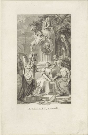 Portrait of Jan Wagenaar with Allegorical Figures