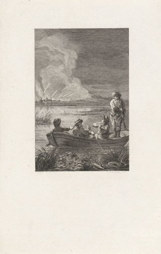 Stanislaus Leszczyński, King of Poland, Flees in a Boat from Danzig