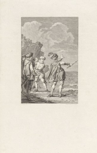 Canute the Great Attempts to Command the Waves to Recede