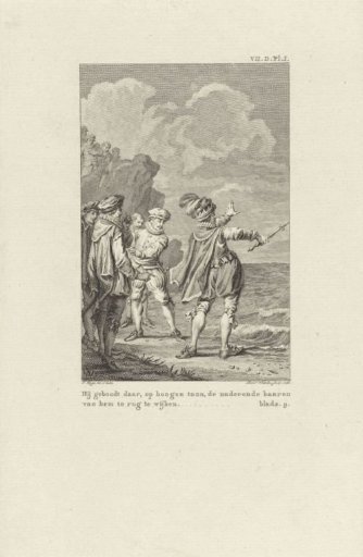 Canute the Great Attempts to Command the Waves to Recede