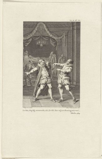 Duke of Sully at the Corpse of Henry IV