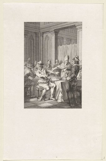 Wamba, King of the Visigoths, during a Meeting of Bishops and Nobles