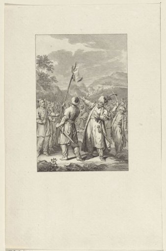 Murad II Pins a Peace Document to a Lance during the Battle of Varna
