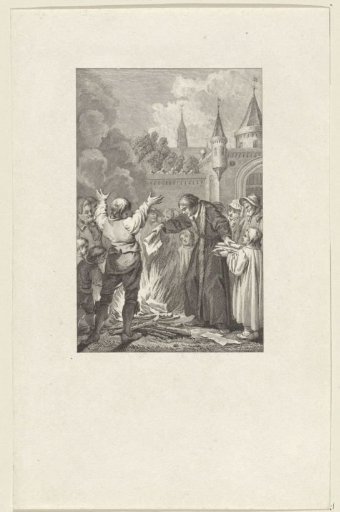 Martin Luther Burns the Papal Bull