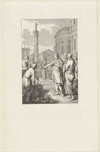 Theophilos of Byzantium at a Market in Constantinople