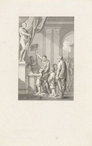 Hannibal swears an oath against the Romans as a child