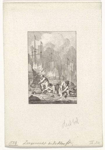 Naval battle in De Hoofden, 1554