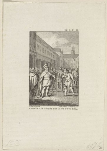 Arrival of Philip II of Spain in Brussels, 1555