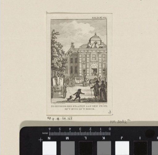 Arrival of the delegation of the States with William V, 1788