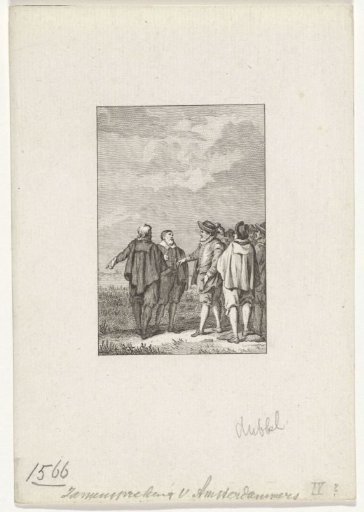 Consultation between six prominent Amsterdamers, 1566