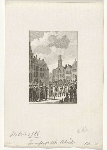 Celebration of the 150th anniversary of the University of Utrecht, 1786