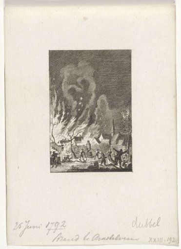 Fire in Amstelveen, 1792
