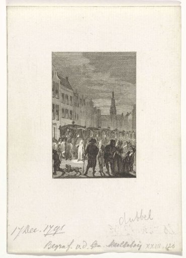 Funeral of the French Count de Maillebois in Maastricht, 1791