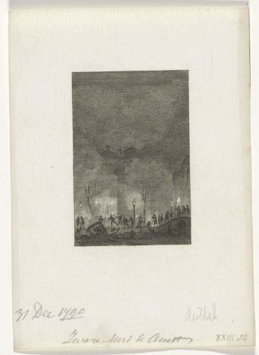 Heavy fog in Amsterdam, 1790