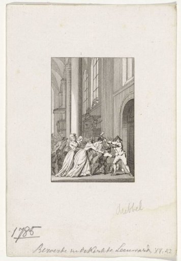 Panic in the Great Church in Leeuwarden, 26 January 1785
