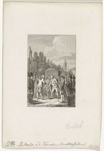 Entry of the French ambassador, the Marquis de Bonnac, in Delft, 1753