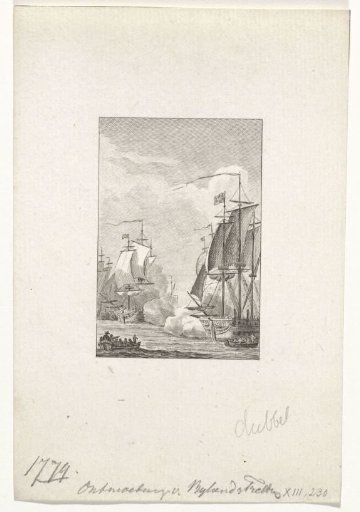 Encounter between Fielding and Van Bylandt, 1779