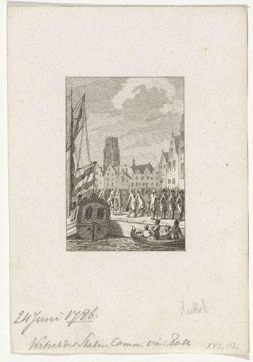 Departure of the States Commission of Rotterdam, 1786