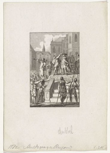 The Duke of Anjou Invested at Antwerp, 1582