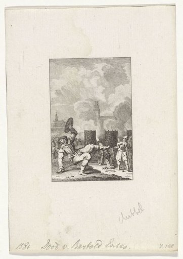 Death of Barthold Entes, 1580