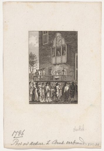 Burning of the Post van den Neder-Rhijn, 1786