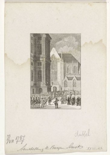 Appointment of two new mayors in Amsterdam, 1787