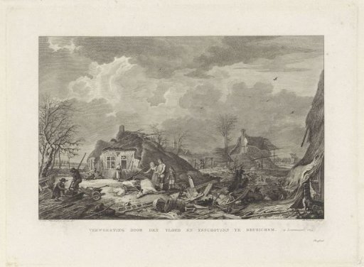 Devastation by the Flood and Ice Floes in Beusichem, 1809