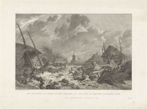 Flooding in Erichem, 1809