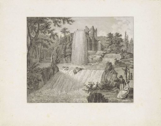 Waterfall near Ruins