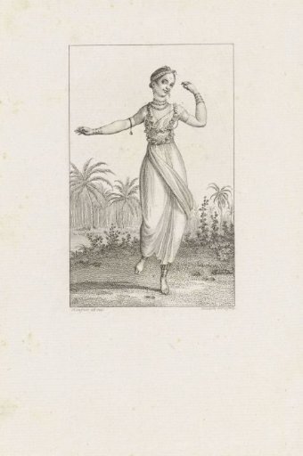 Southeast Asian Dancer Seen from the Front