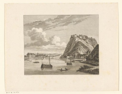 River Landscape with a Fortress on a High Rock