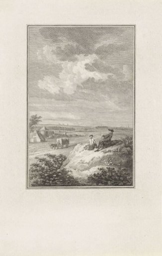 View from a hill on Zutphen, Halle, Eerbeek, Voorst and Deventer