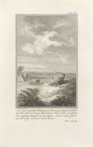 View from a hill on Zutphen, Halle, Eerbeek, Voorst and Deventer