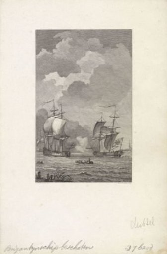 Stopping of the imperial brig on the Scheldt, 1784