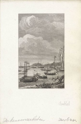 Gunboats in the Dordtsche Kil, 1793