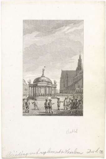 Swearing-in of the government regulation in Haarlem, 1787