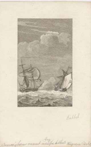American privateer Cunningham captures an English ship, 1777