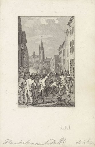 Plundering Orangists in Delft, 1787
