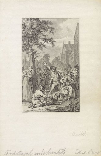 Mutilation of the corpse of preacher P. van den Bosch in Zoetermeer, 1787